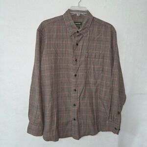 ORVIS Triblend Classic‎ Fit Plaid Long Sleeve Button Down Shirt Men XL